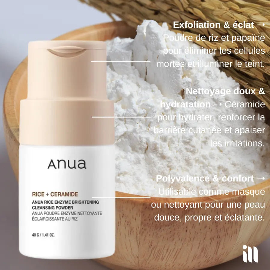 Anua - Rice Enzyme Brightening Cleansing Powder SillkyGlow