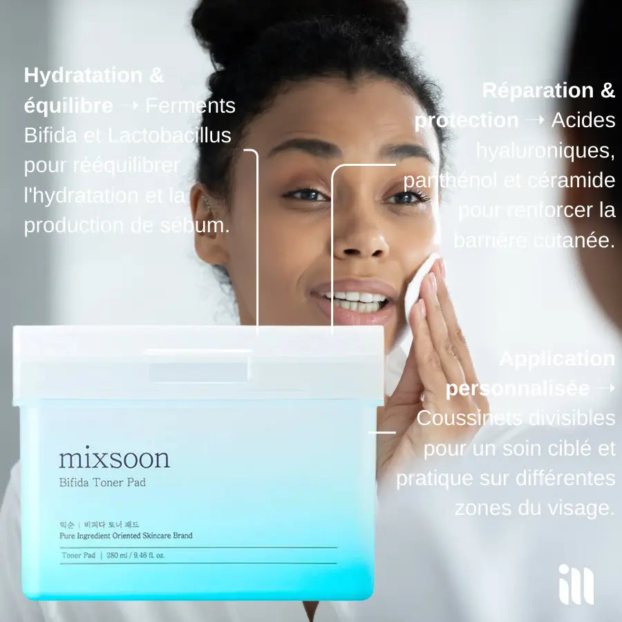 Mixsoon - Bifida Toner Pad SillkyGlow