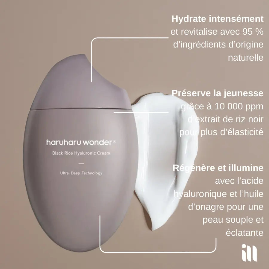 Haruharu wonder - Black Rice 10 Hyaluronic Cream SillkyGlow