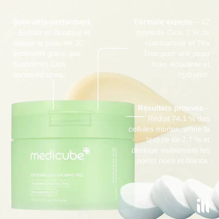 Medicube - Exosome Cica Calming Pad SillkyGlow
