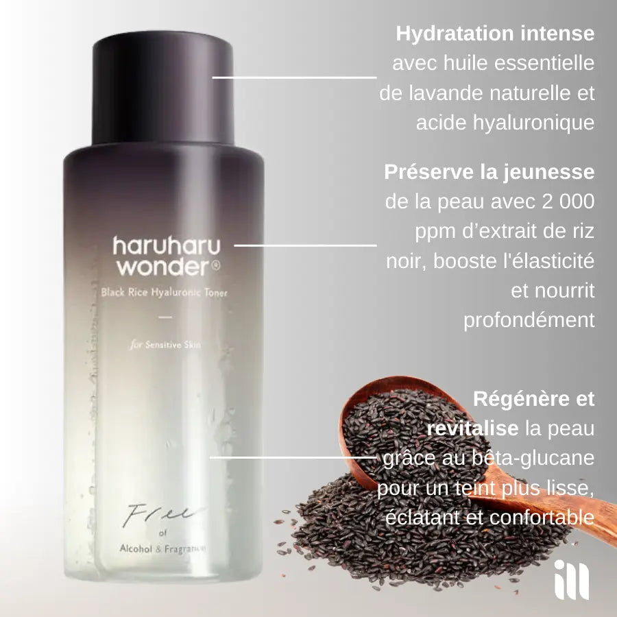 Haruharu wonder - Black Rice Hyaluronic Toner Fragrance Free SillkyGlow