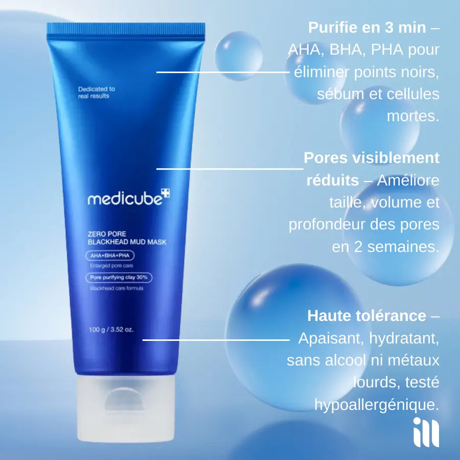 Medicube - Zero Pore Blackhead Mud Mask SillkyGlow