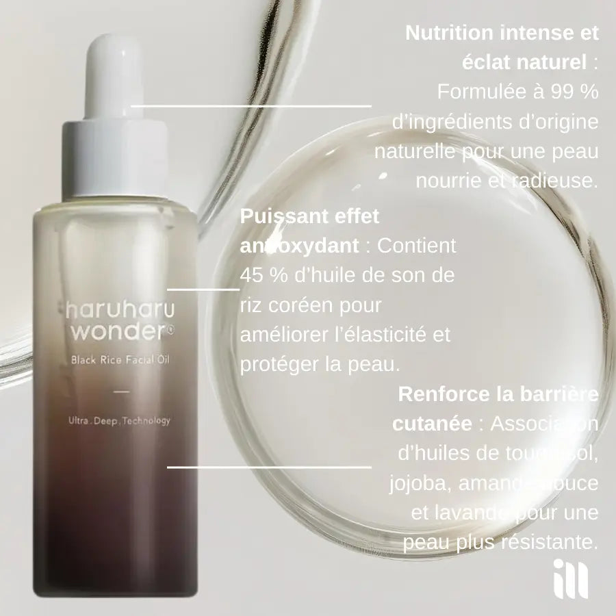 Haruharu wonder - Black Rice Facial Oil SillkyGlow