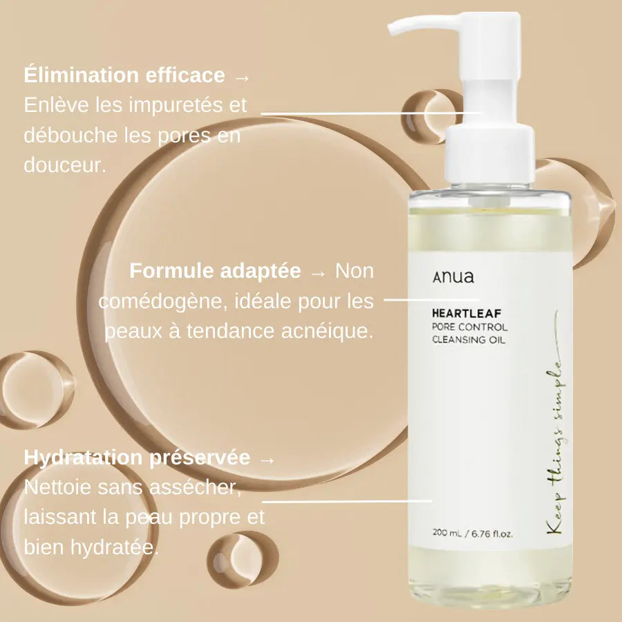 Anua - Heartleaf Pore Control Cleansing Oil SillkyGlow