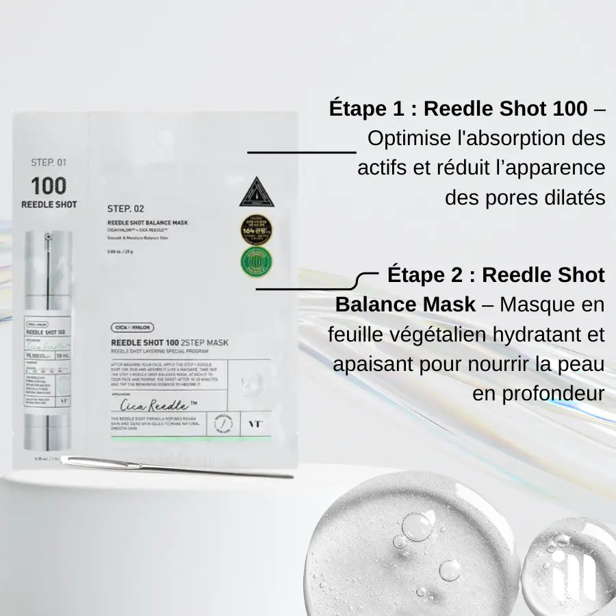 COMING SOON - VT cosmetics - Reedle Shot 100 2 Step Mask SillkyGlow