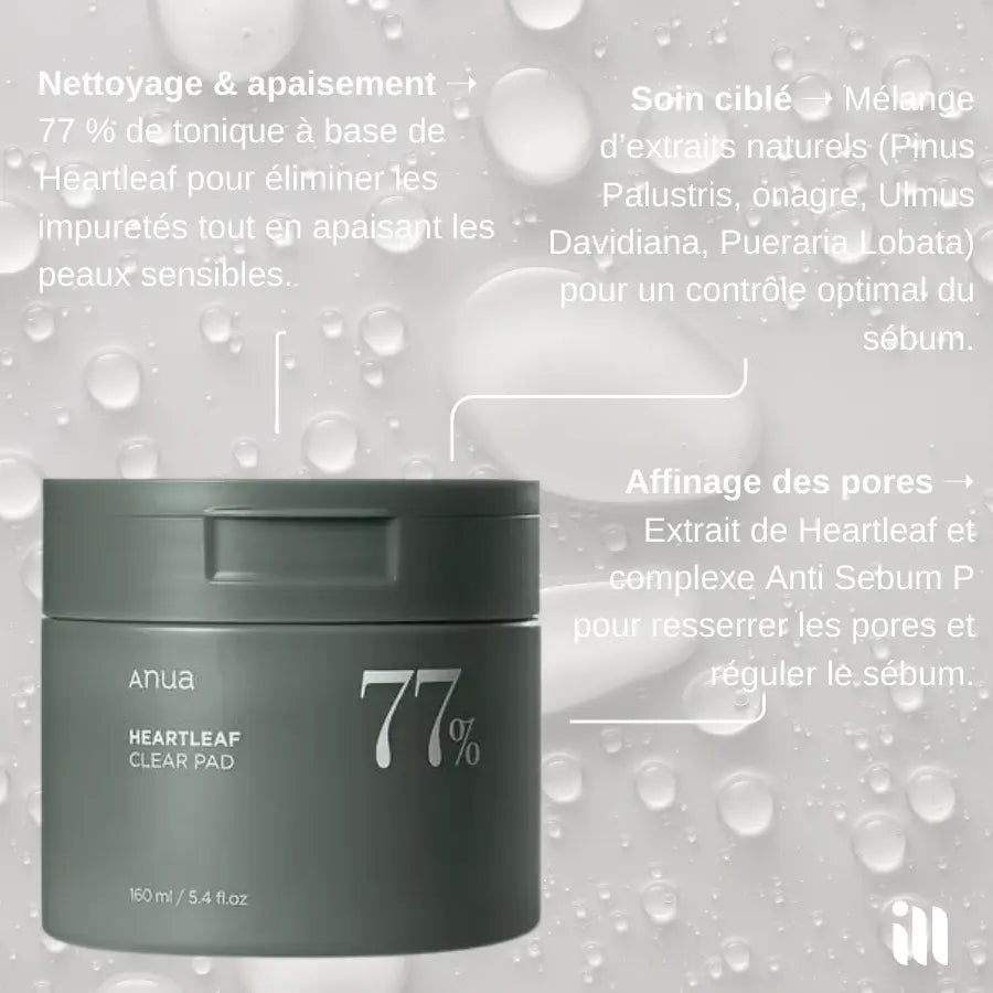 Anua - Heartleaf 77 Clear Pad SillkyGlow
