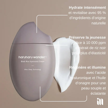 Haruharu wonder - Black Rice 10 Hyaluronic Cream SillkyGlow
