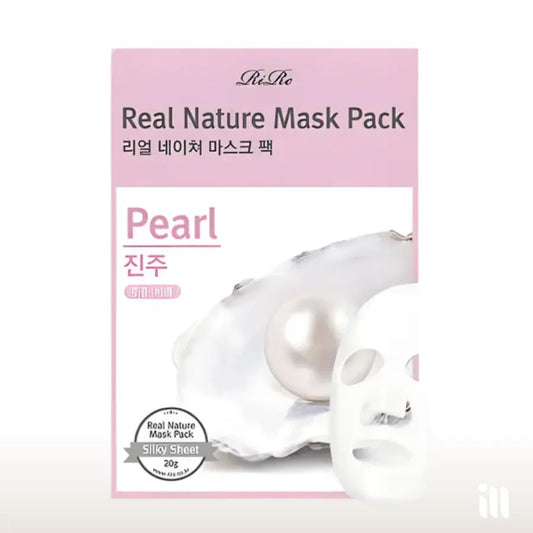 Rire - Real Nature Mask Pack (Pearl) SillkyGlow