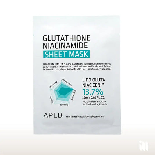 APLB - Glutathione Niacinamide Sheet Mask SillkyGlow