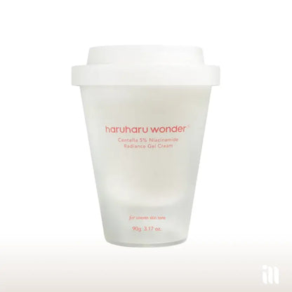Haruharu wonder - Centella 5% Niacinamide Radiance Gel Cream : c'est une crème gel végétalienne hydratante 